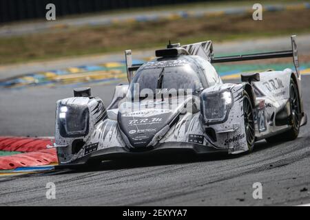 25 Falb John (usa), McMurry Matt (usa), Trummer Simon (swi), Algarve Pro Racing, Oreca 07-Gibson, Azione durante la 2020 24 ore di le Mans, 7° appuntamento del Campionato Mondiale FIA Endurance 2019-20 sul circuito des 24 Heures du Mans, dal 16 al 20 settembre 2020 a le Mans, Francia - Foto Thomas Fenetre/DPPI Foto Stock