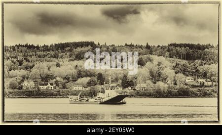 Ferry Crossing, Nuova Scozia - variazioni Foto Stock