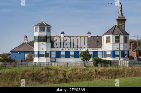 Il Life Brigade Watch House Museum di Tynemouth Foto Stock