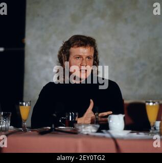 Peter Hofmann, deutscher Opernsänger, Tenor, bekannt auch als Rocksänger, 1981. Peter Hofmann, cantante tedesco dell'Opera, tenore, conosciuto anche come cantante rock, 1981. Foto Stock