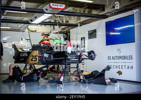 Meccanica di Mecaniciens Team DS Techeetah, ritratto durante il CBMM Niobium Mexico City e-Prix 2020, 4° appuntamento del campionato di Formula e 2019-20, sull'Autodromo Hermanos Rodriguez dal 17 al 18 febbraio, in Messico - Photo Germain Hazard / DPPI Foto Stock