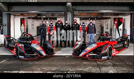 Durante il test pre-stagionale di Valencia per il Campionato del mondo ABB FIA Formula e 2020-21, sul circuito Ricardo Tormo, dal 28 novembre al 1 dicembre 2020 a Valencia, Spagna - Foto Xavi Bonilla/DPPI Foto Stock