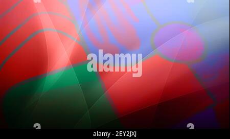 Tessuto di seta per foto. Sciarpa di seta con una stampa astratta chiara. Motivo floreale con prugne e fiori di mais. Design tessile Foto Stock