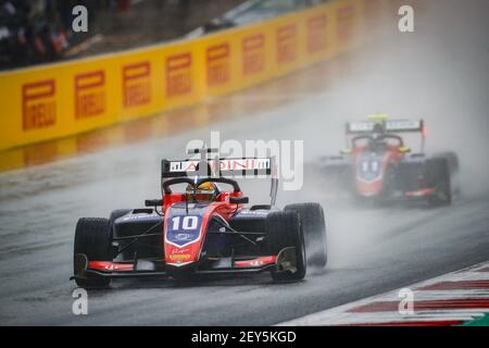 10 Zendeli Lisim (ger), Trident, Dallara F3 2019, in azione durante il 2° round del Campionato FIA Formula 3 2020 dal 10 al 12 luglio 2020 sul Red Bull Ring, a Spielberg, Austria - Foto Antonin Vincent/DPPI Foto Stock