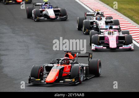 14 Matsushita Nobuharu (jpn), MP Motorsport, Dallara F2 2018, in azione durante il 3° round del Campionato FIA Formula 2 2020 dal 17 al 19 luglio 2020 sull'Hungaroring, a Budapest, Ungheria - Foto Antonin Vincent / DPPI Foto Stock