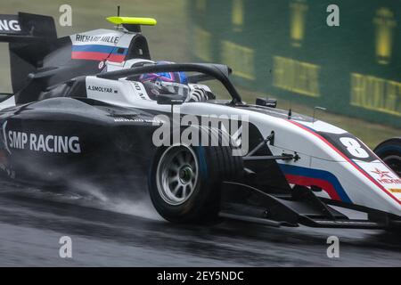 08 Smolyar Alexander (rus), ART Grand Prix, Dallara F3 2019, azione durante il 3° round del Campionato FIA Formula 3 2020 dal 17 al 19 luglio 2020 sull'Hungaroring, a Budapest, Ungheria - Foto Diederik van der Laan / Dutch Photo Agency / DPPI Foto Stock