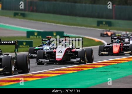 04 Chovet Pierre-Louis (fra), Gran Premio di Hitech, Dallara F3 2019, azione durante il 7° round del Campionato FIA Formula 3 2020 dal 28 al 30 agosto 2020 sul circuito di Spa-Francorchamps, a Stavelot, vicino a Liegi, Belgio - Foto Diederik van der Laanl / Dutch Photo Agency / DPPI Foto Stock