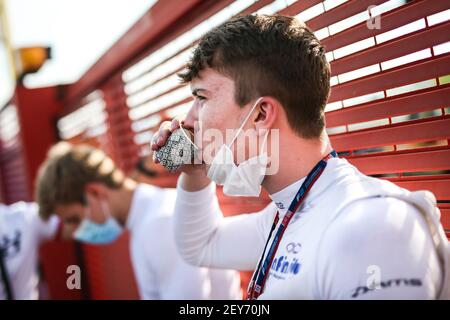 Ticktum Daniel (gbr), dighe, Dallara F2 2018, ritratto, ambientazione durante la nona prova del Campionato FIA Formula 2 2020 dal 11 al 13 settembre 2020 sull'Autodromo Internazionale del Mugello, a Scarperia e San Piero, vicino Firenze, Italia - Foto Sebastian Rozendaal / Dutch Photo Agency / DPPI Foto Stock