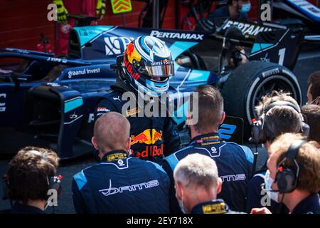 01 VIPs Juri, Dams, Dallara F2 2018, in azione durante il 9° round del Campionato FIA Formula 2 2020 dal 11 al 13 settembre 2020 sull'Autodromo Internazionale del Mugello, a Scarperia e San Piero, vicino Firenze, Italia - Foto Sebastian Rozendaal / Dutch Photo Agency / DPPI Foto Stock