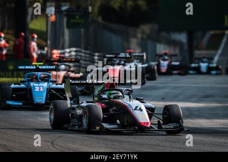 04 Chovet Pierre-Louis (fra), Hitech Grand Prix, Dallara F3 2019, in azione durante l'ottava prova del Campionato FIA Formula 3 2020 dal 4 al 6 settembre 2020 sull'autodromo Nazionale di Monza, a Monza, vicino Milano, Italia - Foto Diederik van der Laan / Agenzia fotografica olandese / DPPI Foto Stock