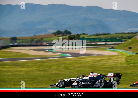 09 Fernandez Sebastian (spa), ART Grand Prix, Dallara F3 2019, azione durante la nona prova del Campionato FIA Formula 3 2020 dal 11 al 13 settembre 2020 sull'Autodromo Internazionale del Mugello, a Scarperia e San Piero, vicino Firenze, Italia - Foto Florent Gooden/DPPI Foto Stock