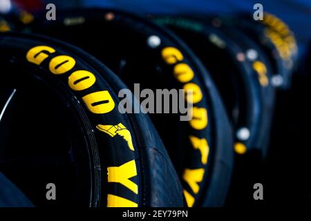 Pneumatici Goodyear in occasione della FIA WTCR Race of Slovakia 2020, 3° round della FIA World Touring Car Cup 2020, sull'Automotodrom Slovakia Ring, dal 9 al 11 ottobre 2020 a Orechova Poton, Slovacchia - Foto Florent Gooden / DPPI Foto Stock