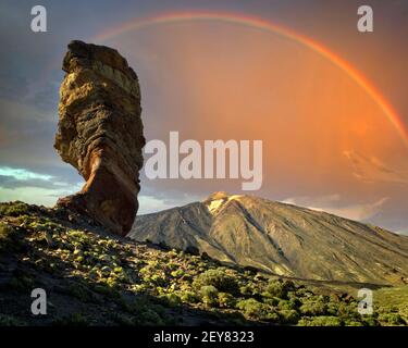 Es - TENERIFE: Vulcano El Teide (la montagna più alta della Spagna) Foto Stock