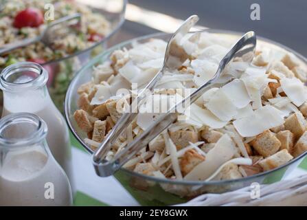 Dieta sana, spuntini sul tavolo. Tavolo svedese. Foto Stock
