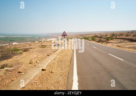 Passando attraverso Bundi in Rajasthan. Foto Stock