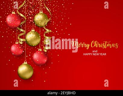 Biglietto d'auguri di Natale, Illustrazione Vettoriale