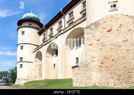 Vecchio castello reale a Nowy Wisnicz, Polonia. Foto Stock