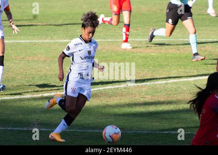 Buenos Aires, Argentina. 05 marzo 2021. Ingryd Fernanda domina la palla Credit: SPP Sport Press Photo. /Alamy Live News Foto Stock