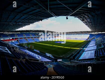 Madejski Stadium, Reading, Berkshire, Regno Unito. 6 marzo 2021. Campionato di calcio della Lega inglese, Reading vs Sheffield Mercoledì; vista interna del Madejski Stadium Credit: Action Plus Sports/Alamy Live News Foto Stock