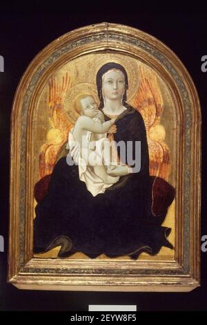 Madonna dell'umiltà - sano di Pietro. Foto Stock