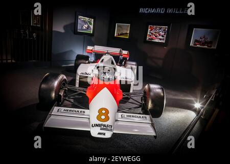 McLaren MP4 /2 Stand Richard MILLE durante il Retrobobile Show, dal 5 al 10 febbraio 2019 a Parigi, Francia - Foto Francois Flamand / Gregory Lenenmand - DPPI Foto Stock