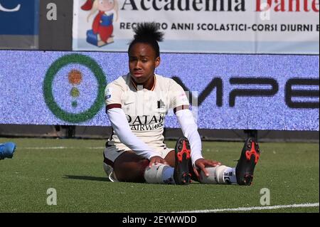 Sinergy Stadium, Verona, Italy, 06 Mar 2021, Lindsay Thomas (Roma) durante Hellas Verona Donne vs COME Roma, Calcio italiano Serie A Donna Match - Foto Alessio Tarpini / LM Foto Stock