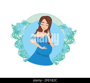 Baby shower invito - si tratta di un ragazzo Illustrazione Vettoriale