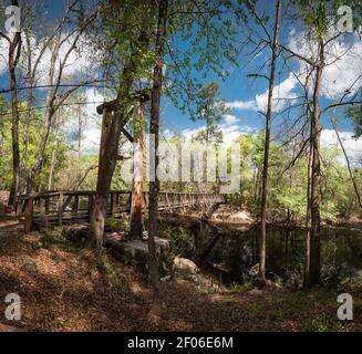 O'Leno, High Springs, Florida USA Foto Stock