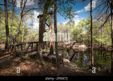 O'Leno, High Springs, Florida USA Foto Stock