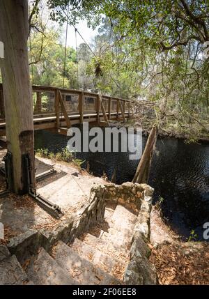 O'Leno, High Springs, Florida USA Foto Stock