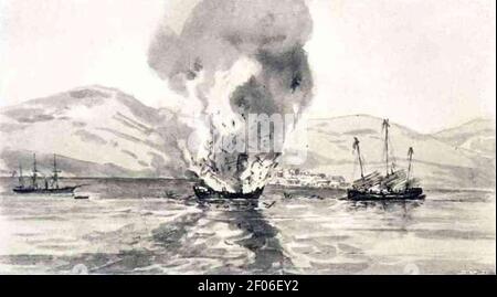 Pirati Junks in MIRS Bay. Foto Stock