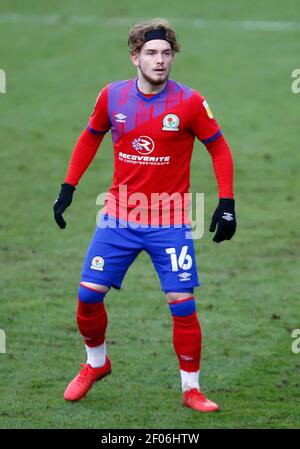 LONDRA, Regno Unito, MARZO 06: Harvey Elliott di Blackburn Rovers (in prestito da Liverpool) durante lo Sky Bet Championship tra Millwall e Blackburn Rovers al Den Stadium di Londra il 06 marzo 2021 Credit: Action Foto Sport/Alamy Live News Foto Stock