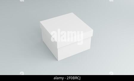 Box Mockups confezione vuota rendering 3d Foto Stock