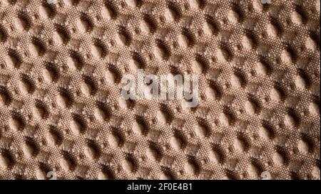 la texture del tessuto del pimply. texture del tessuto macro tiro. Foto Stock