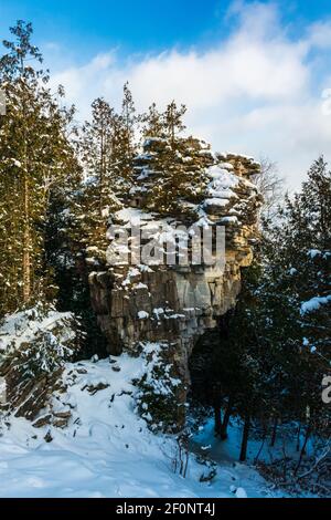 Fathom Five National Park Grey Sauble County Bruce Peninsula Ontario Canada Foto Stock