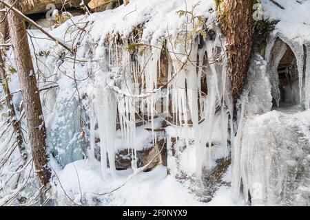 Fathom Five National Park Grey Sauble County Bruce Peninsula Ontario Canada Foto Stock