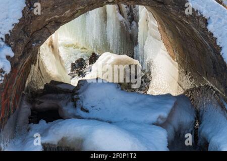 Fathom Five National Park Grey Sauble County Bruce Peninsula Ontario Canada Foto Stock