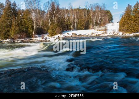 Fathom Five National Park Grey Sauble County Bruce Peninsula Ontario Canada Foto Stock