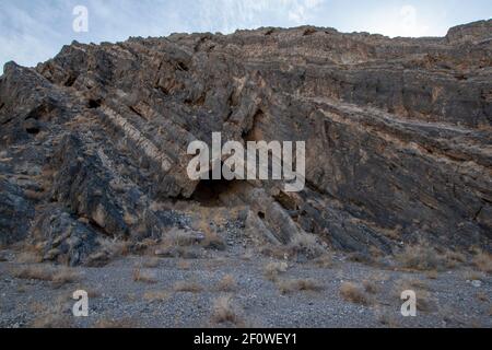 Hidden Valley è accessibile tramite Lost Burro Gap nel Death Valley National Park nella contea di Inyo, California, USA. Foto Stock