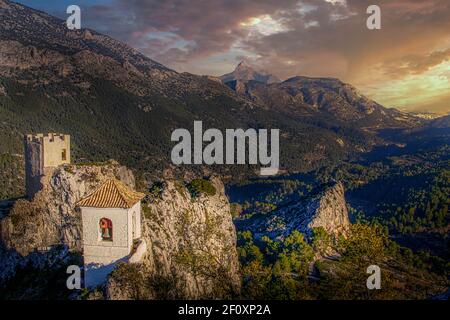 Guadalest, Costa Blanca, Spagna Foto Stock