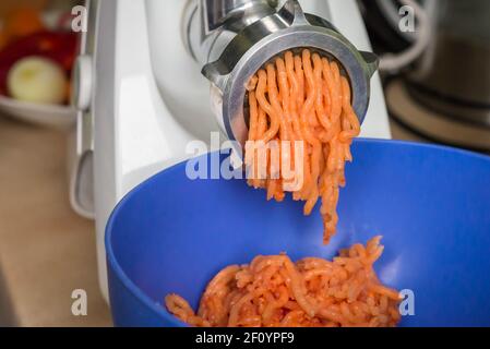 Macinacaffè carne per ripieno Foto Stock