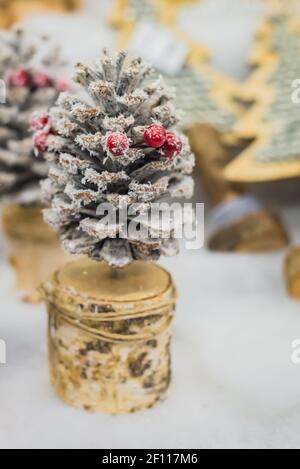 Per le decorazioni di Natale Foto Stock