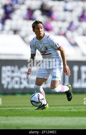 Stadio Ajinomoto, Tokyo, Giappone. 6 marzo 2021. Riku Matsuda (Cerezo), 6 MARZO 2021 - Calcio : 2021 J1 Lega partite tra FC Tokyo 3-2 Cerezo Osaka allo stadio Ajinomoto, Tokyo, Giappone. Credit: MATSUO.K/AFLO SPORT/Alamy Live News Foto Stock