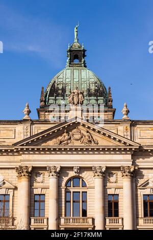 Federal Administrative Court Leipzig Stock Photo