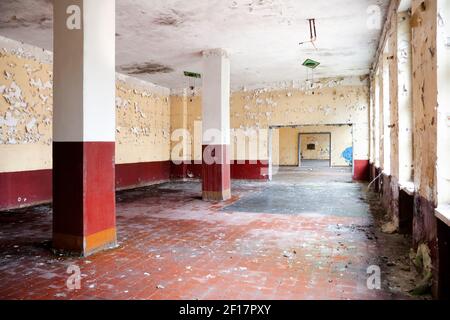 Sala da pranzo Old Leave Foto Stock