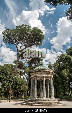 Tempio di Diana in Villa Borghese, Roma, Lazio, Italia. Foto Stock