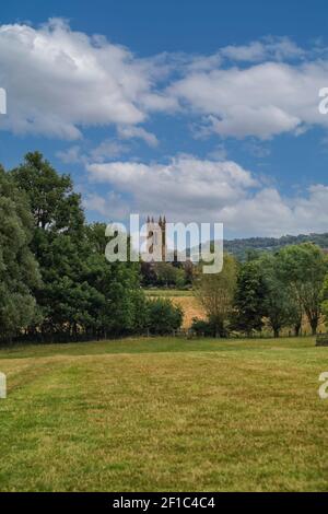 St Michael & All Angels Church, Broadway nel Cotswolds, Worcestershire, Inghilterra, Regno Unito Foto Stock