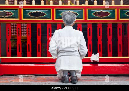 Taiwan, Taipei Lonsgshan tempio Foto Stock