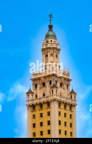 Freedom Tower di Miami, Florida, Stati Uniti d'America Foto Stock