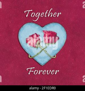 Design di concetto di amore Foto Stock